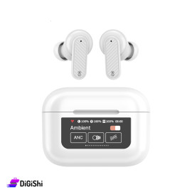 سماعات بلوتوث Yookie موديل YW08 لون أبيض