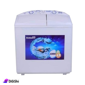 غسالة حوضين سعة 12 كغ ماركة الكسم موديل GK-612