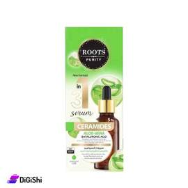 سيروم السيراميد والألوفيرا والهيالورونيك أسيد لترطيب وتغذية البشرة المتعبة ROOTS PURITY