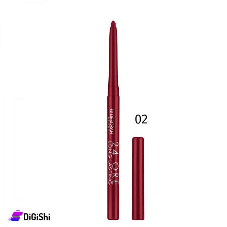 DEBORAH 24ORE LIP LONG LASTING Red  Lip PenciL - 02