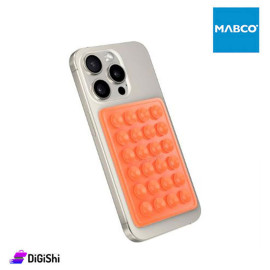 STICKIT Double-Sided Silicone Mobile Phone Holder Orange