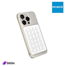STICKIT Double-Sided Silicone Mobile Phone Holder White