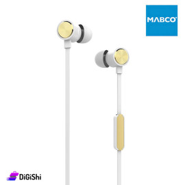 Yookie YK810 Wired Headphone White and Gold
