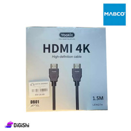 وصلة HDMI الماركةYookie الموديل DB01 اللون أسود