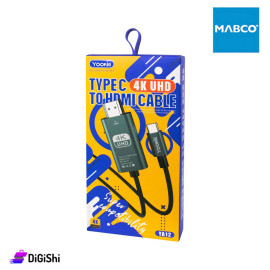 وصلة تحويل من Type-c إلى HDMI ماركة Yookie موديل YA12