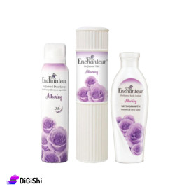 Enchanteur Alluring Package Consisting of Deodorant and Lotion and Body Powder