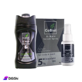 باكج CoBiol مكون من سيروم بخاخ وشامبو مقوي للشعر