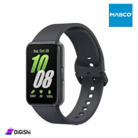 ساعة ذكية Samsung موديل Galaxy Fit3 40MM لون أسود ورمادي