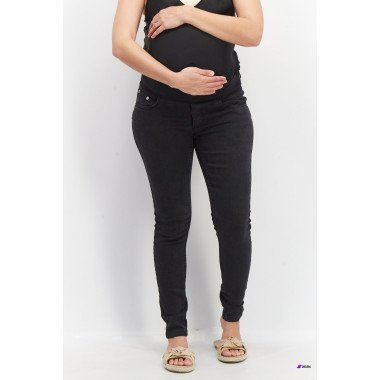 Wednesday Maternity  Womens Black Jeans AMF2548