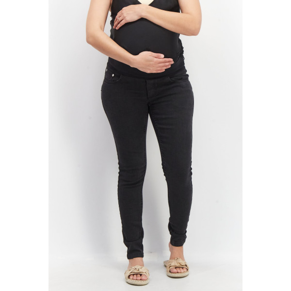 Wednesday Maternity Womens Black Jeans AMF2548 Wednesday Maternity Womens Black Jeans AMF2548
