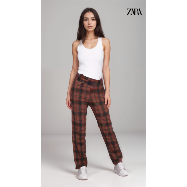 Zara Womens Multicolor Crowbar Pants Zara Womens Multicolor Crowbar Pants