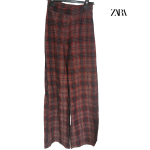 Zara Womens Multicolor Crowbar Pants Zara Womens Multicolor Crowbar Pants