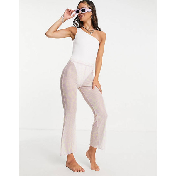 TopShop Womens Multicolor Beach Trouser ANF430