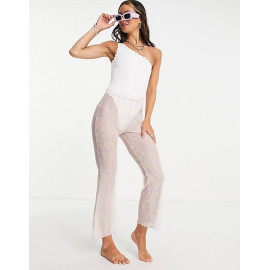 TopShop Womens Multicolor Beach Trouser ANF430