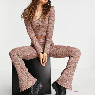 TopShop Womens Multicolor Trouser ANF2450