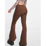 TopShop Womens Brown Trouser ANF441