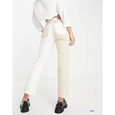 TopShop Womens Ecru Jeans ANF479