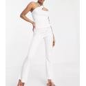 TopShop Womens Ecru Trouser ANF478