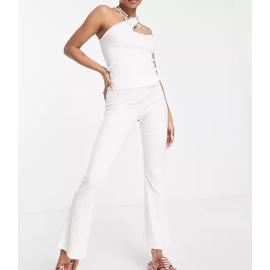 TopShop Womens Ecru Trouser ANF478