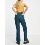 TopShop Womens Green Jeans ANF3167