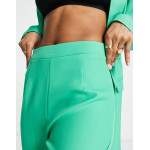 Saint Genies Womens Green Wide Leg Trouser ANF3119 Saint Genies Womens Green Wide Leg Trouser ANF3119