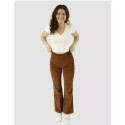 Self Esteem Womens Brown Stretch Corduroy Flare Leg Pants 
