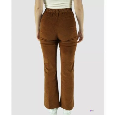 Self Esteem Womens Brown Stretch Corduroy Flare Leg Pants 