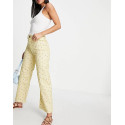 Stradivarius Womens Yellow Jeans AMF708