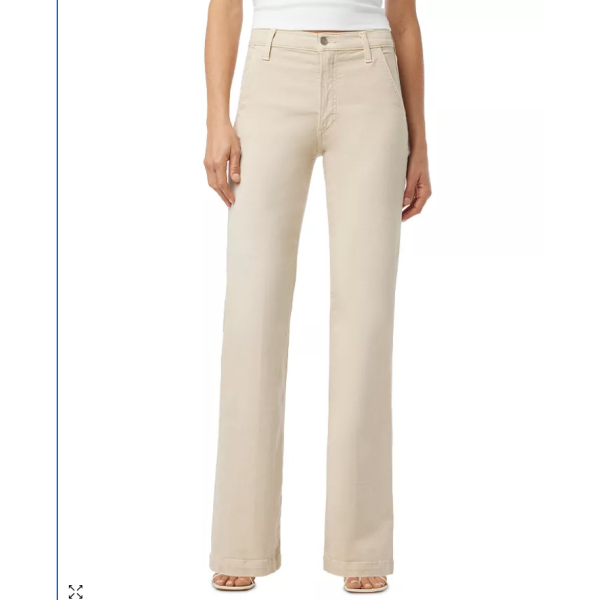 The Molly Womens Beige High Rise Trouser Jeans 