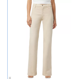 The Molly Womens Beige High Rise Trouser Jeans 