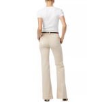 The Molly Womens Beige High Rise Trouser Jeans 