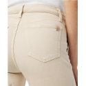 The Molly Womens Beige High Rise Trouser Jeans 