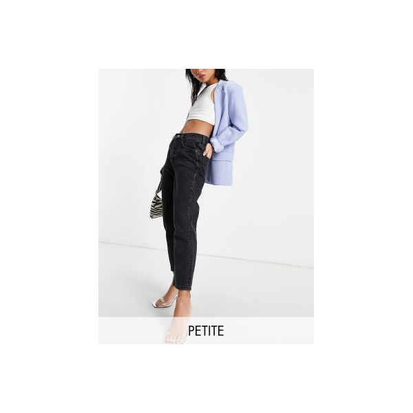 Topshop Womens Black Petite Worn Jeans ANF2326 Topshop Womens Black Petite Worn Jeans ANF2326