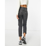 Topshop Womens Black Straight Jeans ANF3424 Topshop Womens Black Straight Jeans ANF3424