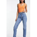 Topshop Womens Blue Tall Jeans ANF2394