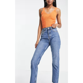 Topshop Womens Blue Tall Jeans ANF2394
