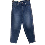 Lee 411 Womens Blue Comfort Tapered High-Rise Jeans Lee 411 Womens Blue Comfort Tapered High-Rise Jeans