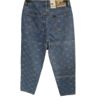 Lee 411 Womens Blue High Rise Comfort Tapered Jeans  