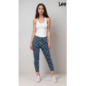 Lee 422 Womens Blue High-Rise Regular Straight Jeans 
