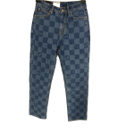 Lee 422 Womens Blue High-Rise Regular Straight Jeans 