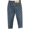 Lee 422 Womens Blue High-Rise Regular Straight Jeans 