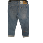 Lee Womens Blue 401 Regular Tapered Mid-Rise Jeans Lee Womens Blue 401 Regular Tapered Mid-Rise Jeans