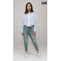 Lee Womens Blue 411 Comfort Tapered Jeans 