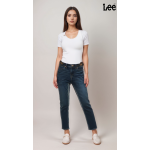 Lee Womens Blue 423 Anna High-Rise Regular Tapered Jeans Lee Womens Blue 423 Anna High-Rise Regular Tapered Jeans