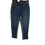 Lee Womens Blue 423 Anna High-Rise Regular Tapered Jeans Lee Womens Blue 423 Anna High-Rise Regular Tapered Jeans
