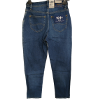 Lee Womens Blue 423 Anna High-Rise Regular Tapered Jeans Lee Womens Blue 423 Anna High-Rise Regular Tapered Jeans