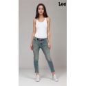 Lee Womens Blue 433 Ava Slim Narrow Jeans 