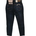 Lee Womens Blue Ava Slim Narrow Slim High-Rise Jeans Lee Womens Blue Ava Slim Narrow Slim High-Rise Jeans
