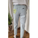 Lee Womens Blue High-Rise Regular Tapered Mom Jeans 