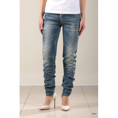 Dsquarred2 Womens Blue Denim  Jeans  S75LA0832 FA51